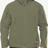 Men's Tactical Outdoor Mountaineering Coat - Windproof & Waterproof Hiking Jacket