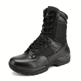 Men's Rugged Military & Tactical Boots - Water-Resistant Ankle-High Hiking Boots