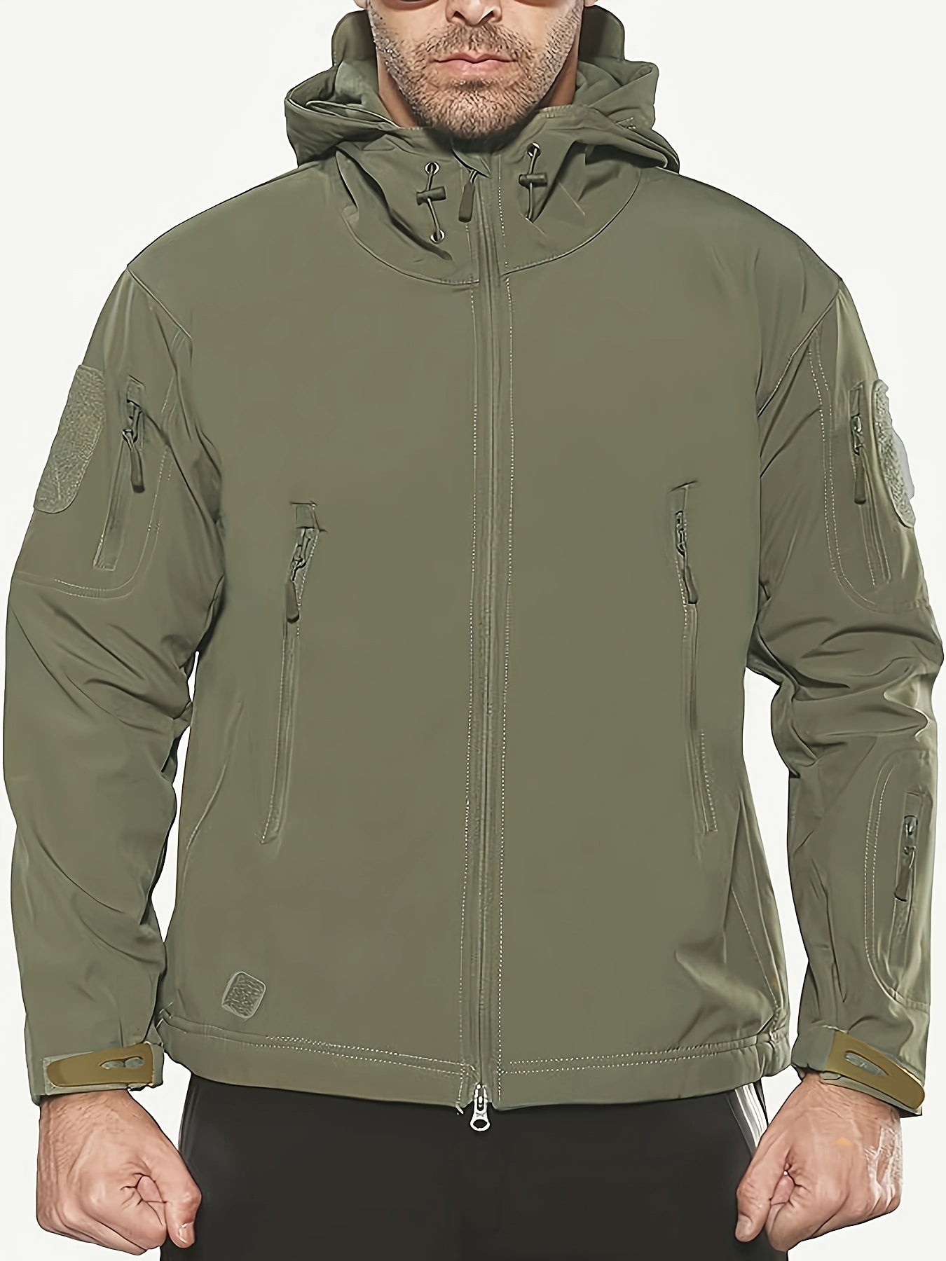 Men's Tactical Outdoor Mountaineering Coat - Windproof & Waterproof Hiking Jacket